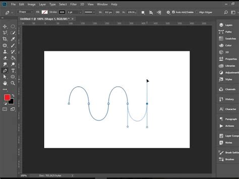 How To Draw Curved Lines In Photoshop Steps With Pictures Wiki Hot