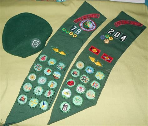 Girl Scout Sashes And Merit Badges Patches Cap Pins 1891519450