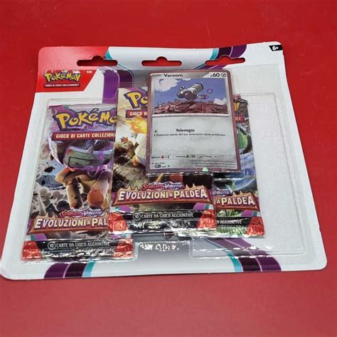 Pokemon Blister Bustine Card Scarlatto E Violetto Evoluzioni