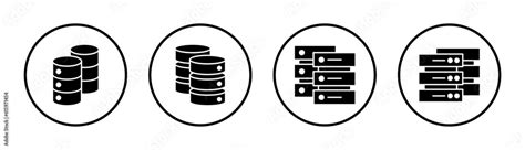 icon set illustration  sign  symbol stock vector