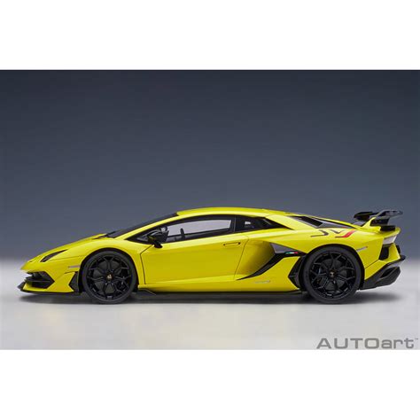 AUTOart 1 18 Lamborghini Aventador SVJ Giallo Tenerife Model Universe