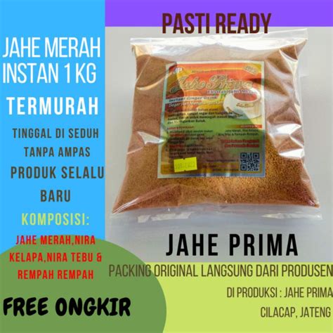 Jual Jahe Merah Bubuk Instan Kg Shopee Indonesia