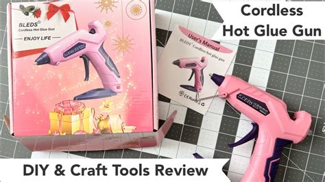 Cordless Hot Glue Gun Review Diy Craft Tools Youtube