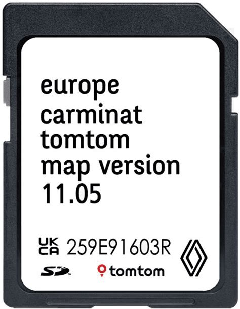 RENAULT CARMINAT SAT NAV MAP UPDATE V11 05 SD CARD EUROPE 2023 2024