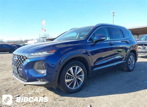 2020 Hyundai Santa Fe Limited 5nms53ad9lh212414 Bid History Bidcars