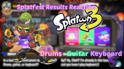 Splatoon 3 Splatfest Drums Guitar Keyboard Splatfest Results