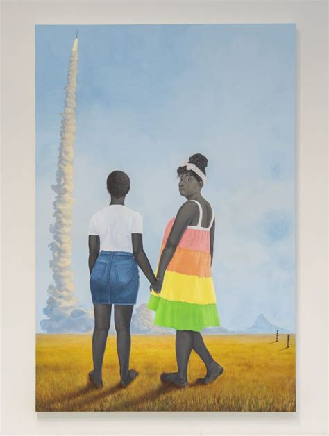 Amy Sherald S Planes Rockets And The Spaces In Between 2018