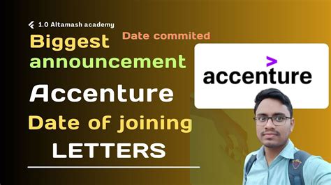 Accenture New Joining Dates Released Accenture New Joining Dates