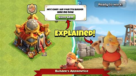 New Builder’s Apprentice Explained In Clash Of Clans Best Way To Use New Builder In Coc Youtube