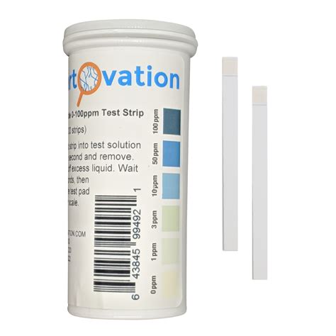 Hydrogen Peroxide H O Test Strips Low Level Ppm