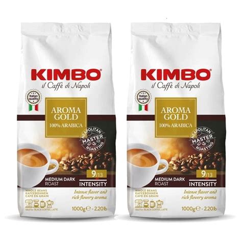 2x Kawa Ziarnista KIMBO Aroma Gold 1 Kg Kimbo Sklep EMPIK