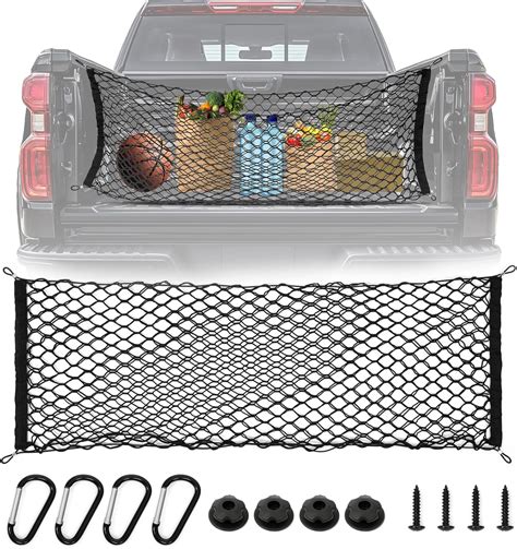 Amazon Deermoto Truck Bed Cargo Net Stretchable Storage Cargo Nets