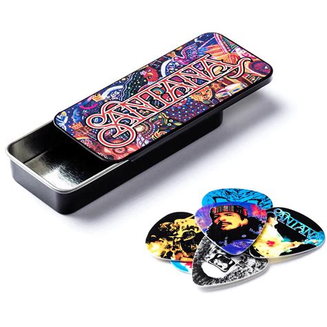 Beatles Centre Dunlop Santana Pick Tin Medium