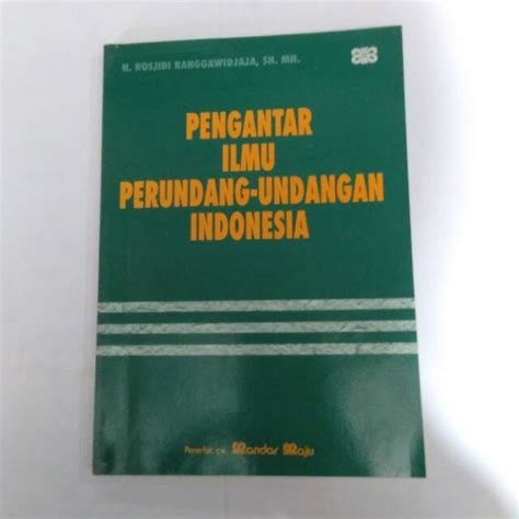 Jual PENGANTAR ILMU PERUNDANG UNDANGAN INDONESIA Shopee Indonesia