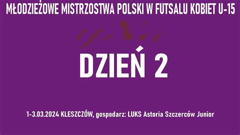 Młodzieżowe Mistrzostwa Polski w Futsalu Kobiet U 15 Dzień 2 02 03