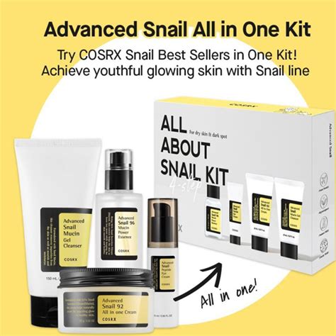 Buy Cosrx All About Snail Trial Kit Skinnora