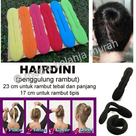 Jual Hairdini Alat Penggulung Rambut Cepol Rambut Praktis Kota