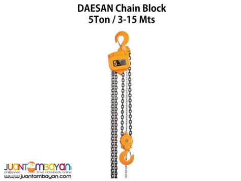 Chain Block 5 Ton Made In Korea