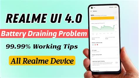 Realme Ui 4 0 Battery Draining Solution Tips How To Solved Realme Ui