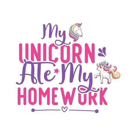 Un unicornio rosa y una ilustración de unicornio con las palabras mi