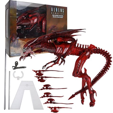 15" Inch Tall Deluxe Red Alien Xenomorph LE Mother Queen 1/4 Scale Fig ...