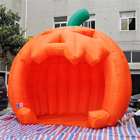 Wholesale Custom Inflatable Pumpkin Stage Tent For Halloween Mondetta