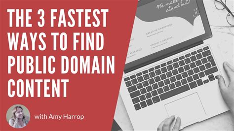 The 3 Fastest Ways To Find Public Domain Content YouTube