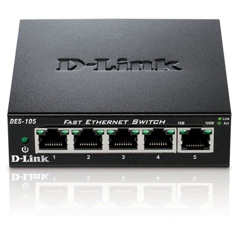 Switch D Link 5 Ports 10100 Mbps