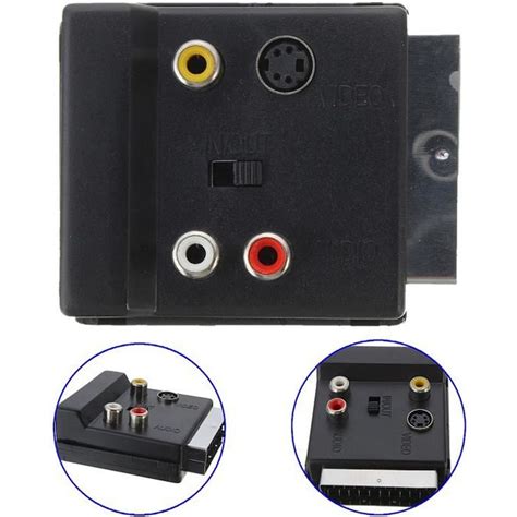 Prise P Ritel Scart M Le Femelle S Video Rca Audio Adaptateur