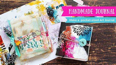 Diy Art Journal How To Make Your Own Journal Free Video Tutorial Susanne Rose Art