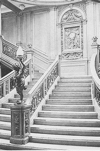 The Grand Staircase Titanic Clock And Cherub Buy A Beautiful Replica