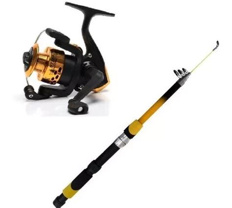 Kit Ultra Light Pesca Vara Telescopica Molinete Linha Frete grátis