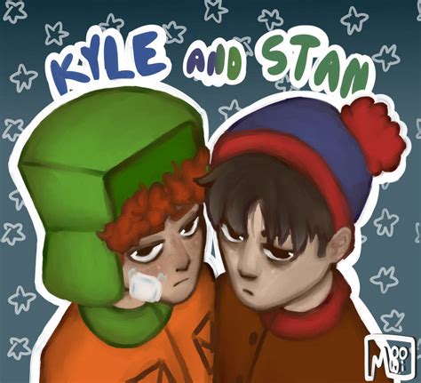 Kyle and Stan by MoowiArt on DeviantArt