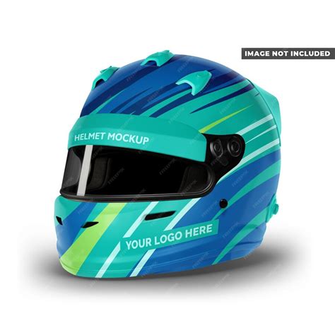 Premium Psd Racing Helmet Mockup