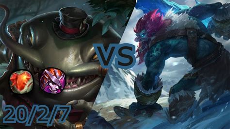 Tahm Kench Vs Trundle Top Lane 2027 League Of Legends Game With