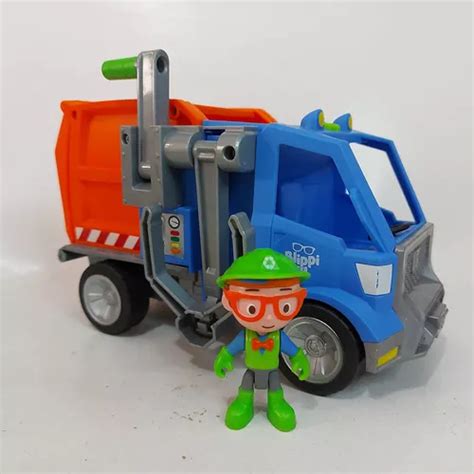 Veh Culo Blippi Cami N De Basura Reciclaje Sonidos Figura Cuotas