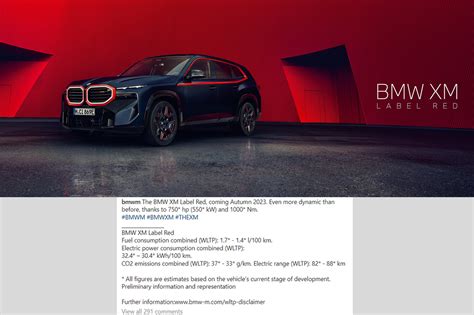 Bmw Previews The Xm Label Red In Case The Xm Wasn T Bold Enough