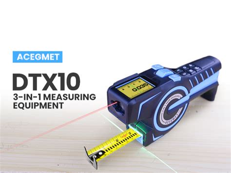 ACEGMET DTX10 3 IN 1 Measuring IPS Display Laser Position 42 OFF