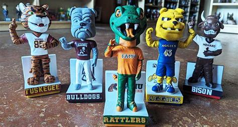 HBCU Bobblehead Series Expanded to Include Mascots From 29 Black Colleges