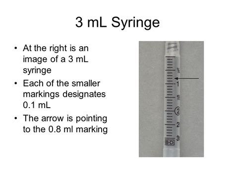How Much Is 05 Ml On A 3ml Syringe
