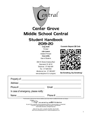 Fillable Online Center Grove Middle School Central / Overview Fax Email ...