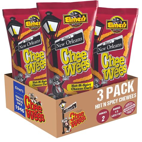 Amazon Elmer S New Orleans Chee Wee S Authentic Nola Hot N Spicy Flavor Irresistible