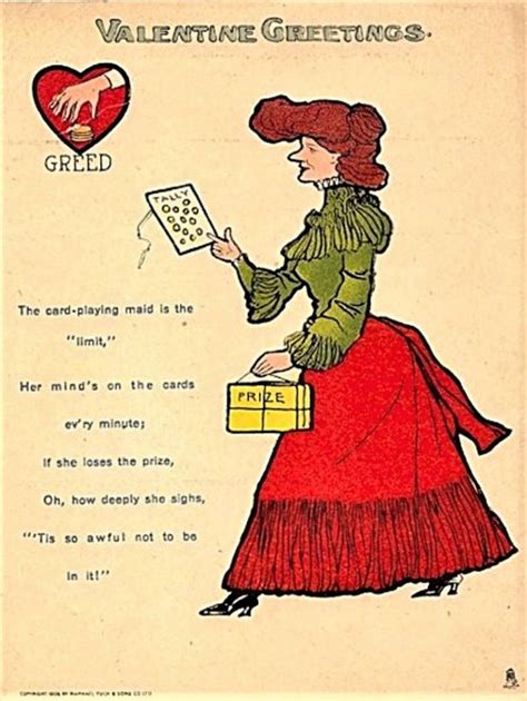 Vinegar Valentine Cards Victorian Flashbak