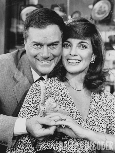 In This 1981 Publicity Shot Larry Hagman And Linda Gray Are Seen In