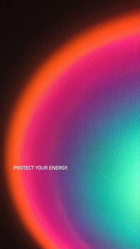 Rainbow Colourful Aura Protect Your Energy Aura Lock Screen Iphone