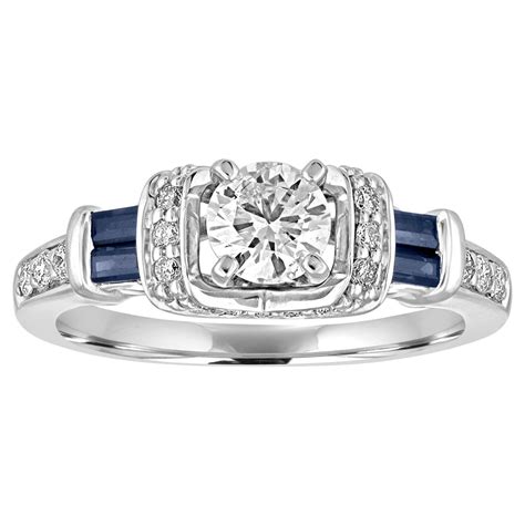 Exquisite Edwardian Sapphire Diamond Engagement Ring At 1stdibs