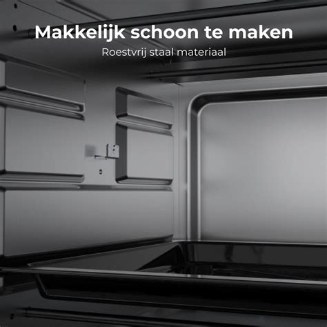 Aeno Eo Elektrische Oven Draaispits Standen Rvs Zwart Bol