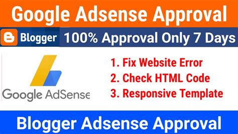 How To Get Google Adsense Approval For Blogger Earn Money From