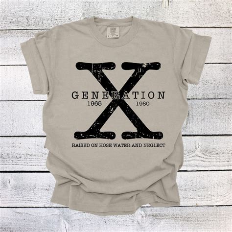 Generation X Shirt Unisex Shirt Gen X T Shirt Gen X Tshirt Generation X