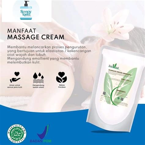 Jual Massage Cream Aromatic Krim Pijat Urut Salon Spa Refleksi